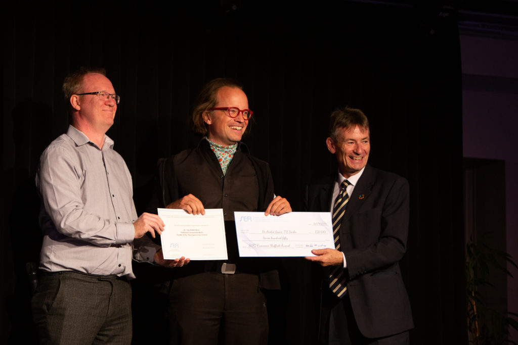 Andr Baier Receives Maffioli Award For Student driven Course At TU 