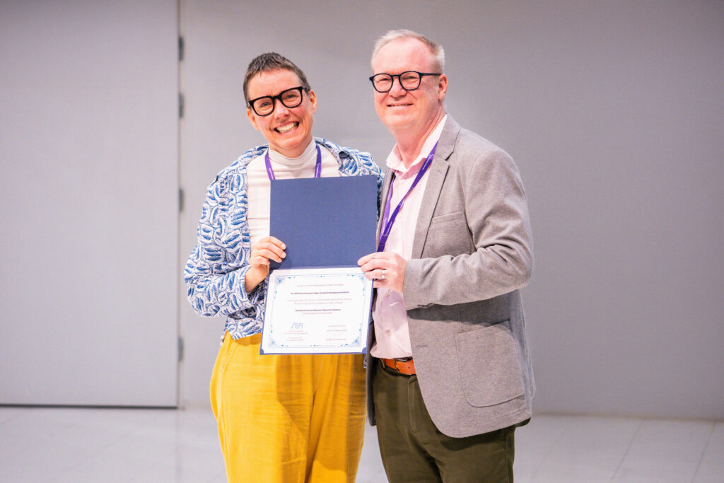 Best Research Paper: Sandra Ireri Cruz Moreno, Shannon Chance (Technological University Dublin) - Evolving gender dynamics in teamwork experiences among female engineering students in PBL settings